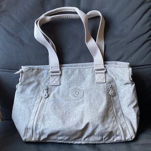 Authentic Kipling Shoulder Bag in Steel Gray
